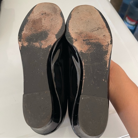 Bruno Magli Low Wedges Patent leather size 8.5 Black - Picture 5 of 9